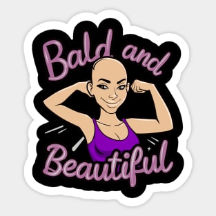 Bald girl Sticker